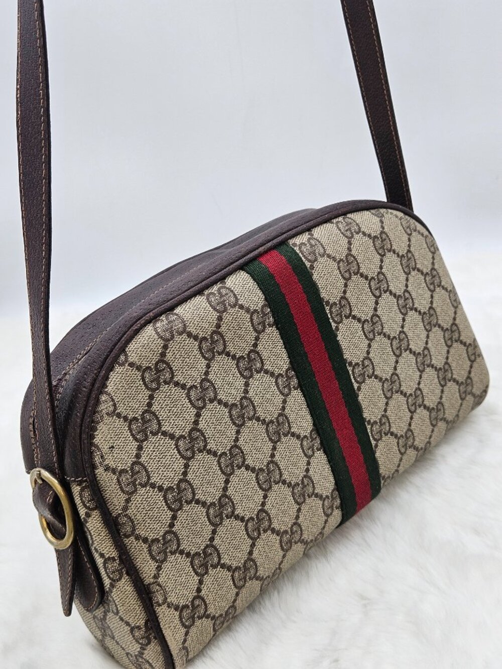 Gucci Supreme Web Sherry Line shoulder bag - Picture 5 of 17